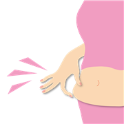 アラサーのお腹